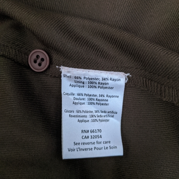 Hemant + Nandita Green Velvet Floral Midi Dress 2 - Picture 11 of 11